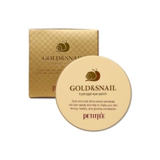 Petitfee Gold & Snail Hydrożelowe płatki pod oczy 60 sztuk