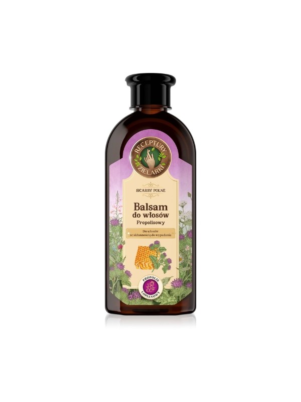 Receptury Zielarki Balsam do włosów ze skłonnością do wypadania Propolis łopianowy 350 ml