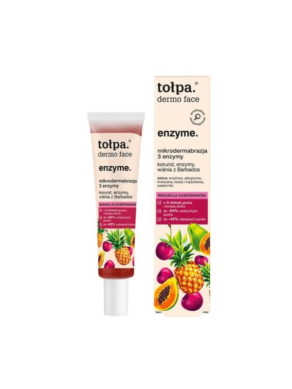 Tołpa Dermo Face Enzyme Mikrodermabrazja 3 Enzymy Peeling Do Twarzy 40 ml