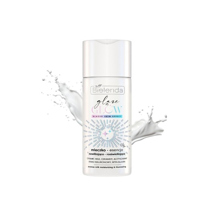 Bielenda Glaze & Glow Milk – feuchtigkeitsspendende und leuchtende Essenz mit glazed skin , 120 ml
