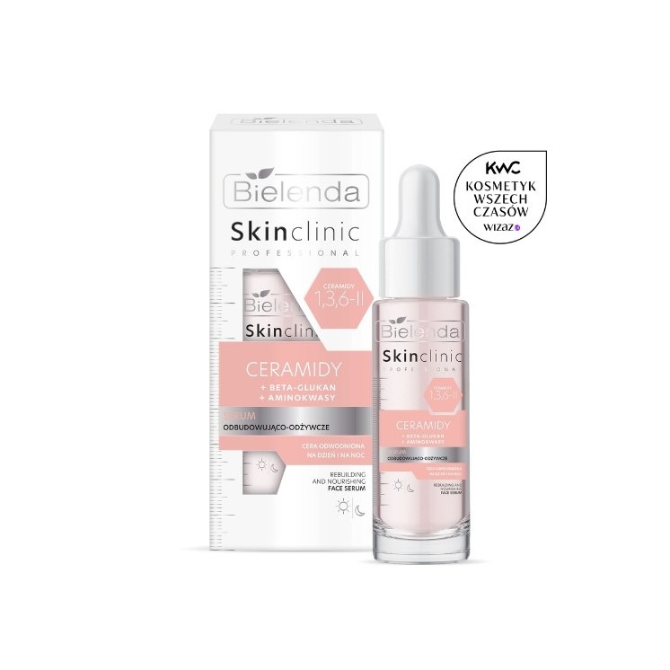 Bielenda SKIN CLINIC PROFESSIONAL Regenerierendes und pflegendes Serum CERAMIDE + BETA-GLUCAN + AMINOSÄUREN 30 ml