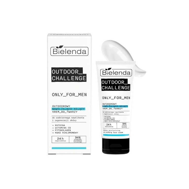 Bielenda Only For Men OUTDOOR CHALLENGE Outdoor hydraterende en verzachtende gezichtscrème 50 ml