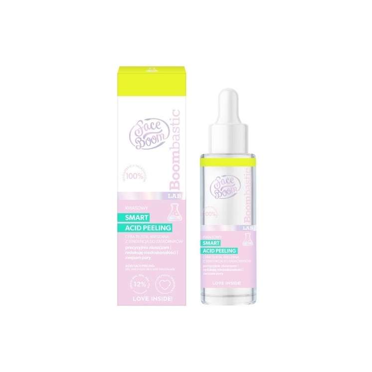 FaceBoom BOOMBASTIC LAB Smart acid acid peeling , 2% acids AKA, AHA , BHA , PHA 30 ml