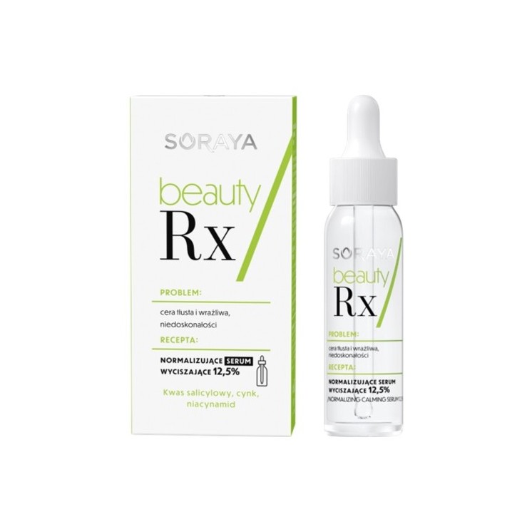 Soraya Beauty RX Normalizing Calming Serum with Salicylic Acid, Zinc and Niacinamide 30 ml