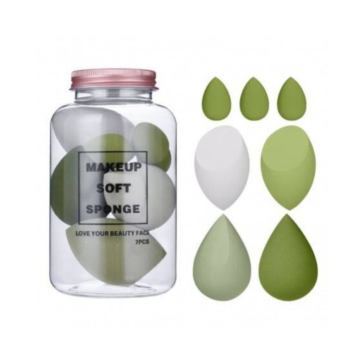 ECARLA Avocado Green Makeup Sponge Set