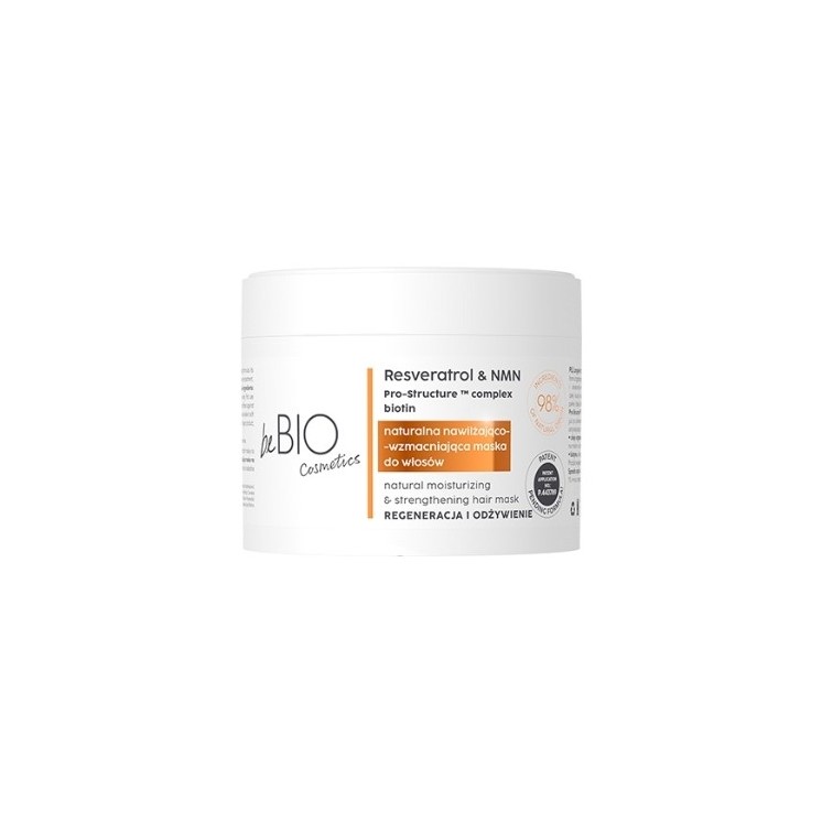 BeBio LONGEVITY Regeneratie en voeding Natuurlijk haarmasker 250 ml