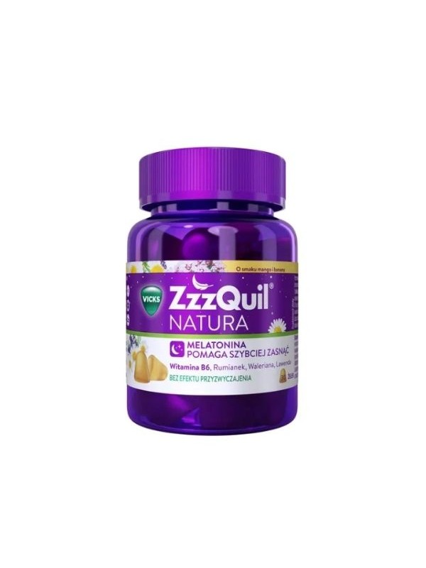 Zzzquil Natura o smaku mango i banana 30 sztuk