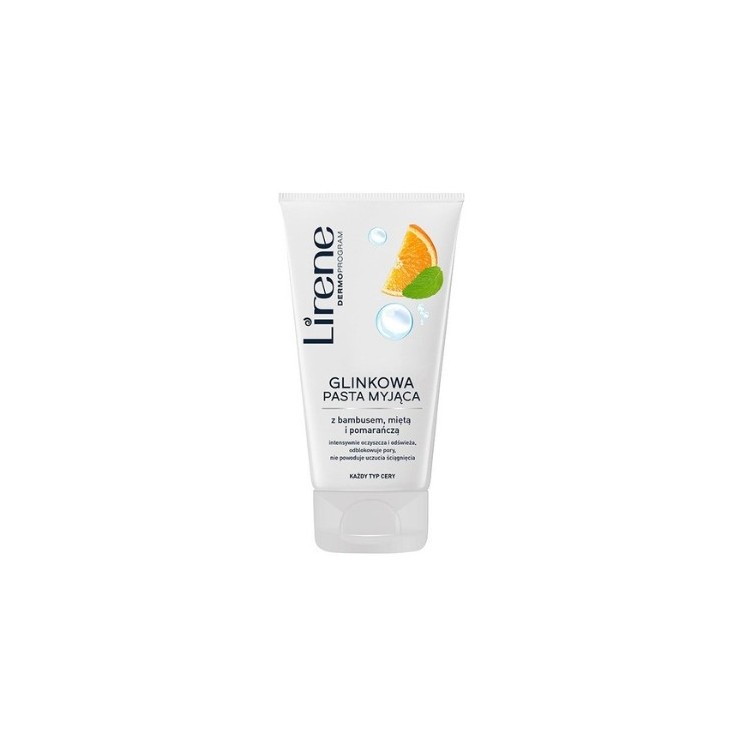 Lirene Clay Washing Paste Bamboo, Mint and Orange 150 ml
