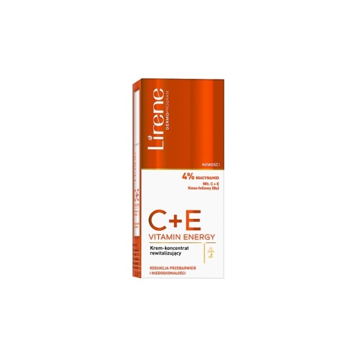 Lirene Revitalisierendes Gesichtscreme-Konzentrat C+E Vitamin Energy 40 ml