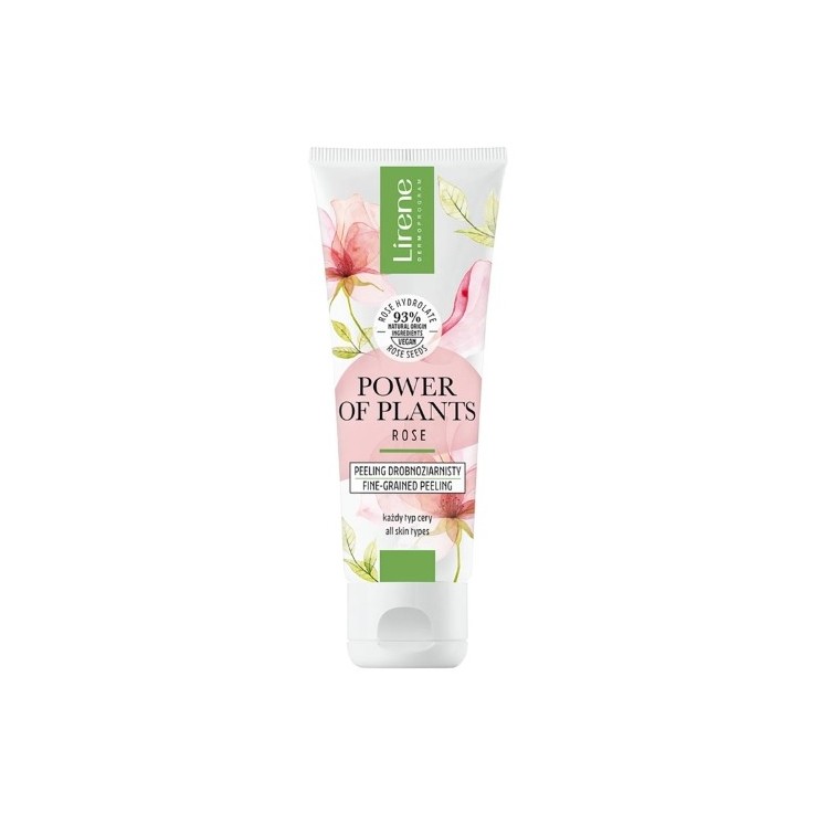 Lirene Power of Plants Rose Fijnkorrelige Peeling 75 ml