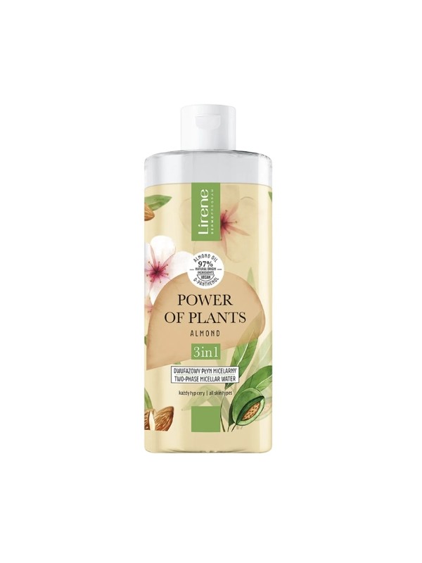 Lirene Power of Plants Almond Dwufazowy płyn micelarny 400 ml