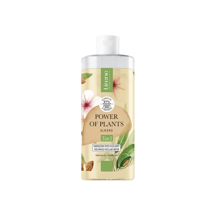 Lirene Power of Plants Almond Zweiphasen-Mizellenflüssigkeit 400 ml