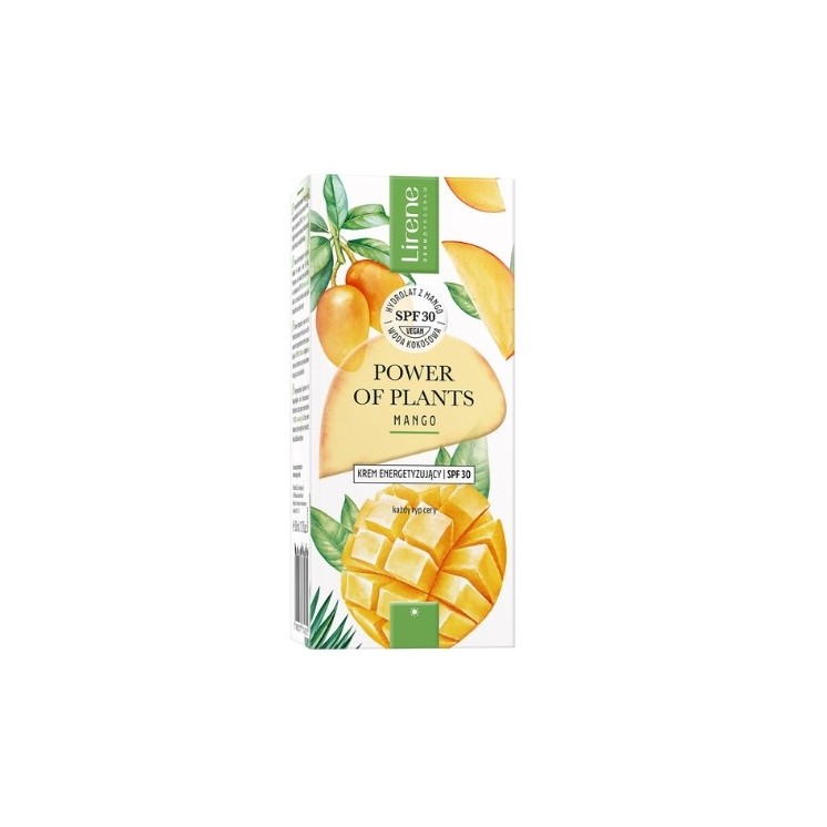Lirene Power of Plants Mango energetisierende Gesichtscreme 50 ml