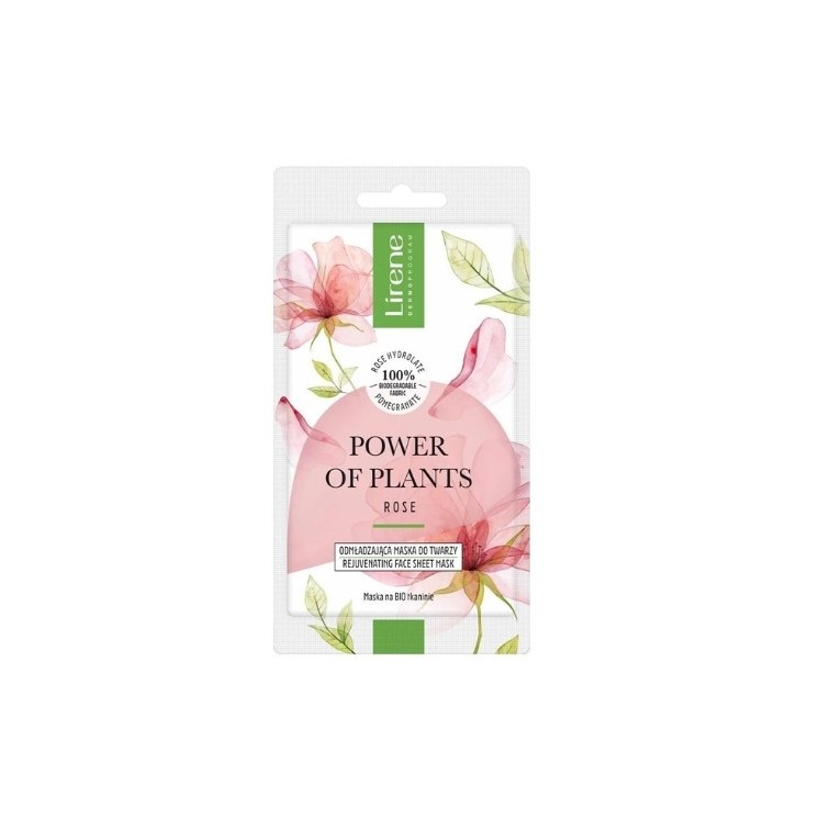 Lirene Power of Plants Verjongend Gezichtsmasker Roos 17 g