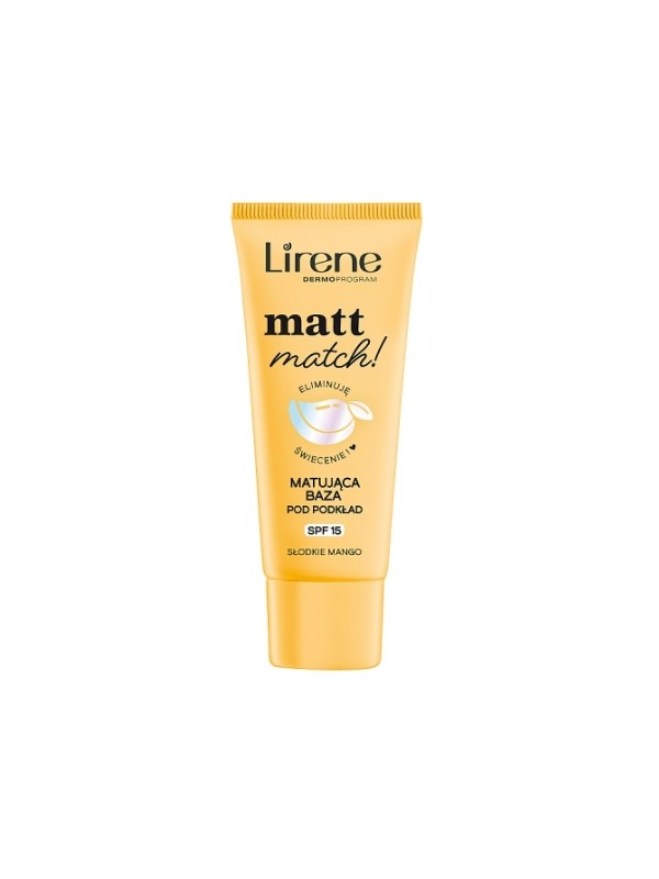 Lirene Matt Match! Matująca baza pod podkład Słodkie Mango 30 ml