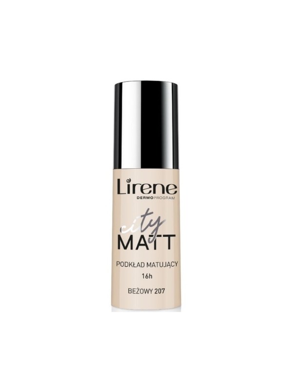 Lirene City Matt matująco-wygładzający Fluid do twarzy /207/ Beżowy 30 ml