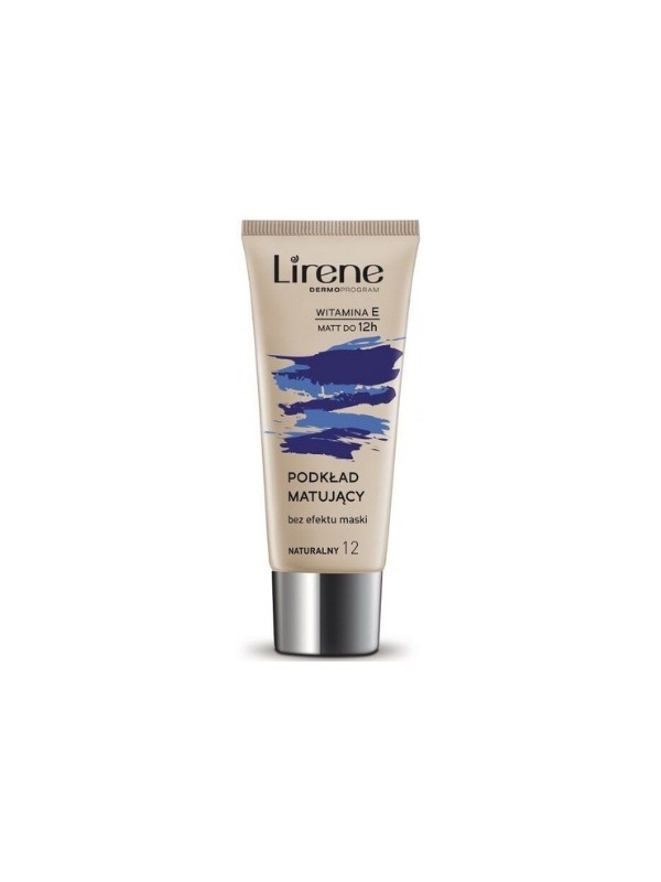 Lirene Nature Matte fluid matujący do twarzy 12 Naturalny 30 ml