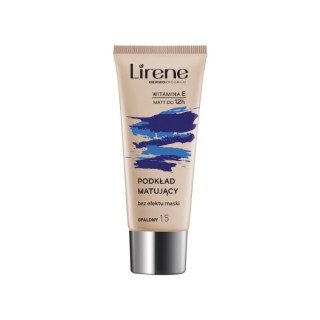 Lirene Nature Matte fluid matujący do twarzy 15 Opalony 30 ml