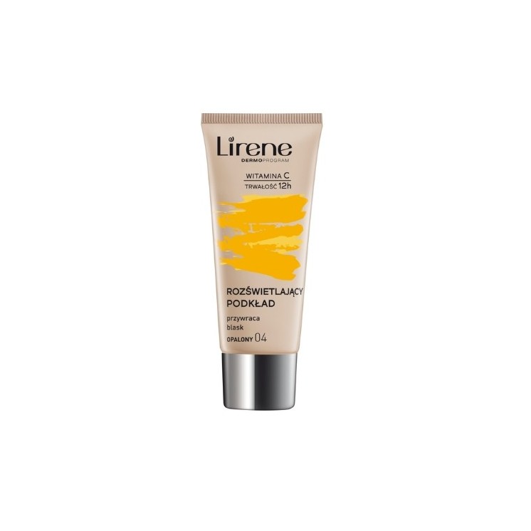Lirene Illuminating foundation that restores skin's glow 04 Tanned 30 ml