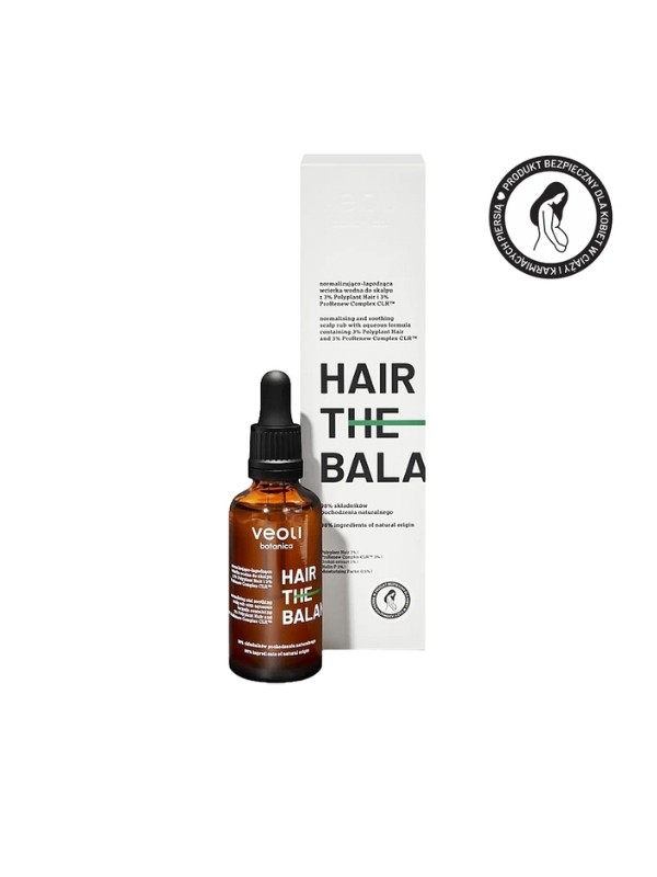 Veoli Botanica Hairly The Balance normalizująco-łagodząca Wcierka do skóry głowy 50 ml