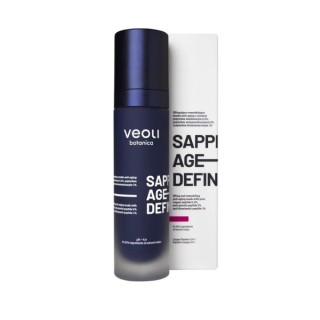 Veoli Botanica Sapphire Age Definer liftingująco-remodelująca Maska do twarzy z czystym peptydem miedziowym 0,5% 50ml