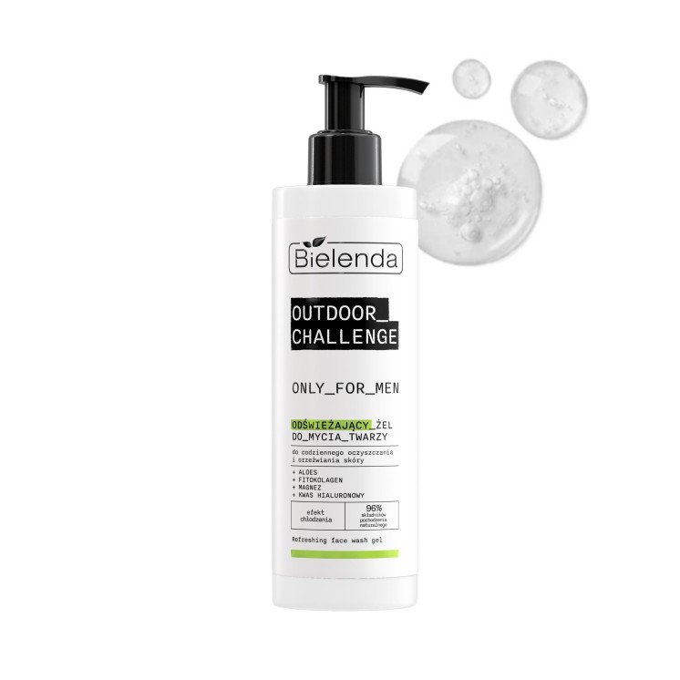 Bielenda Only For Men OUTDOOR CHALLENGE Roll-on hydraterende en anti-rimpel oogcrème 15ml