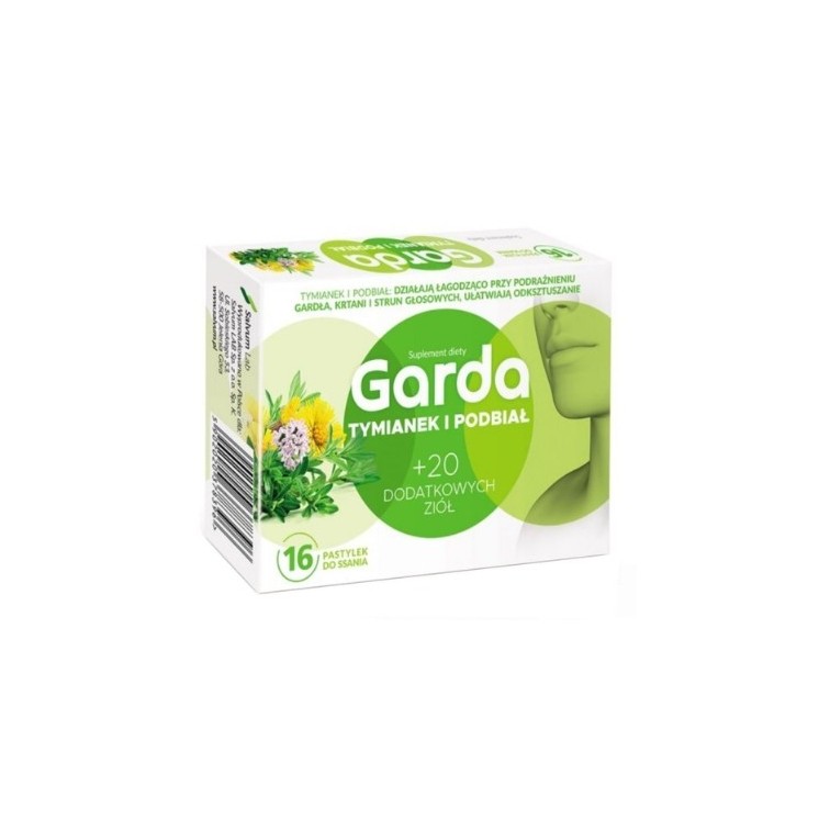 Garda Thyme and Coltsfoot 16 lozenges