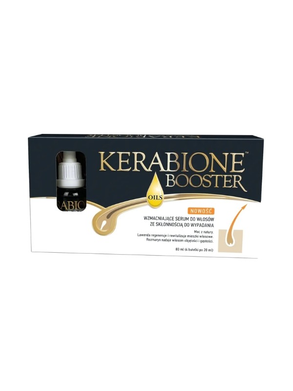 Kerabione Booster Oils Serum wzmacniające do włosów 4 x 20 ml