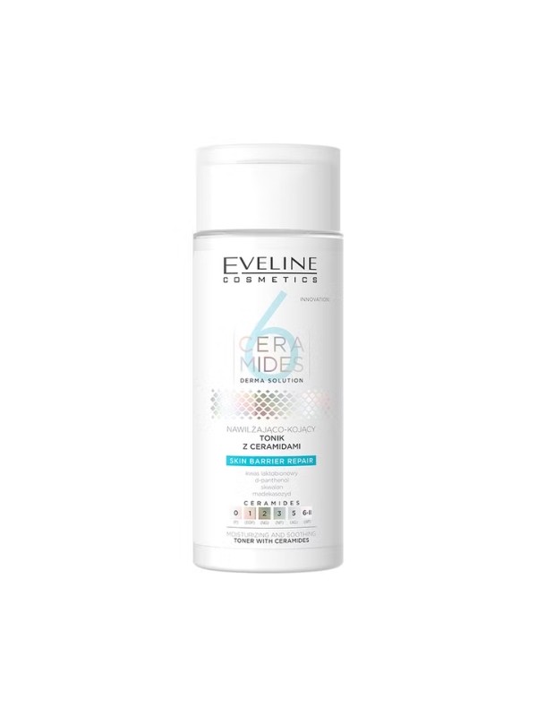 Eveline 6 CERAMIDES nawilżająco-kojący Tonik do twarzy z ceramidami 150 ml