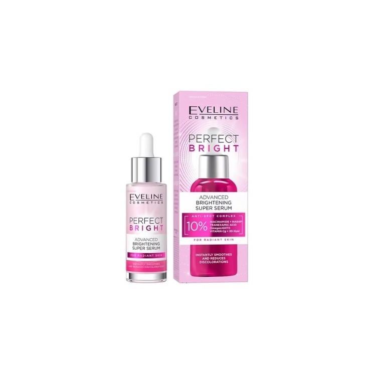 Сироватка для обличчя Eveline Perfect Bright Advanced super Brightening Face Serum 30 мл