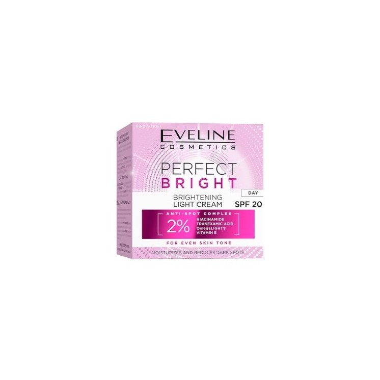Eveline Perfect Bright Brightening, lichte dagcrème SPF20 50 ml