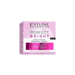 Eveline Perfect Bright rozjaśniająco-odmładzający Krem do twarzy na noc 50 ml