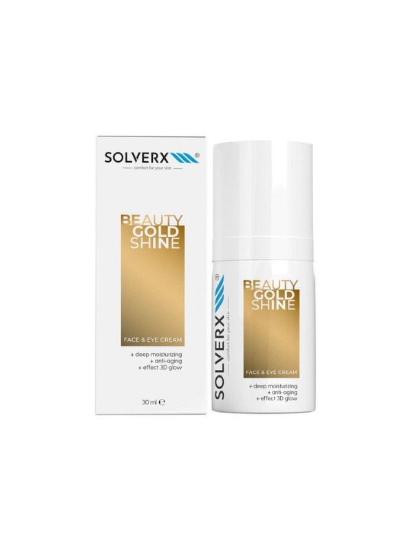 Solverx Beauty Gold Shine Krem do twarzy i pod oczy 30 ml