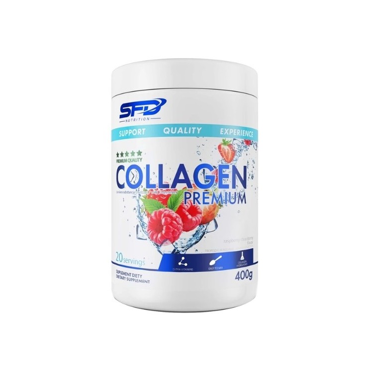 SFD Collagen Premium Malina & Truskawka 400 g