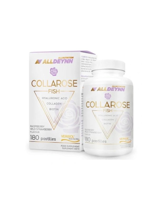 AllNutrition AllDeynn Collarose Fish 180 pastylek do ssania