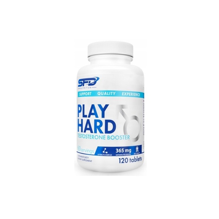 SFD Play Hard Testosterone Booster 120 Tabletten