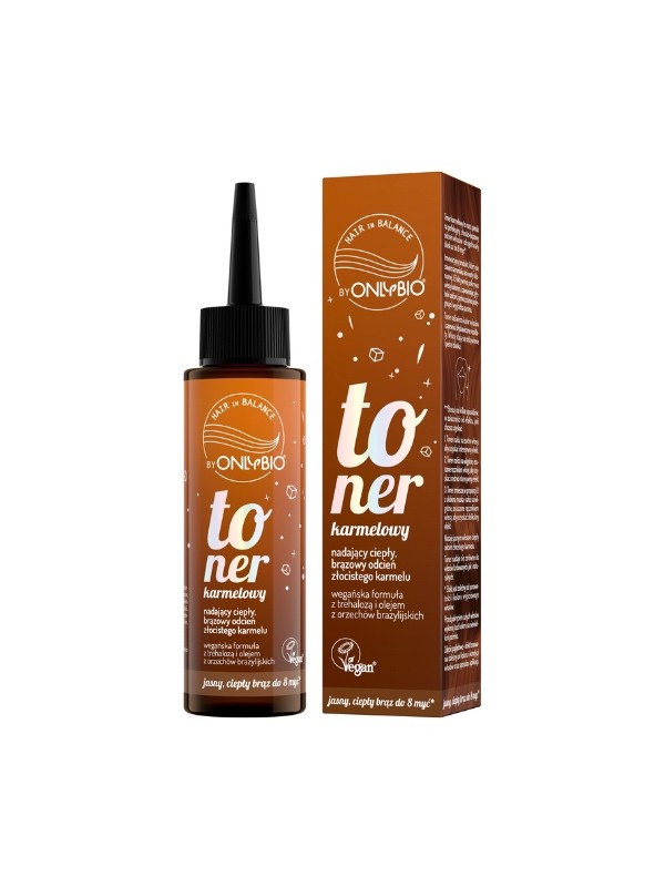 OnlyBio Hair in Balance Toner do włosów Karmelowy 100 ml 