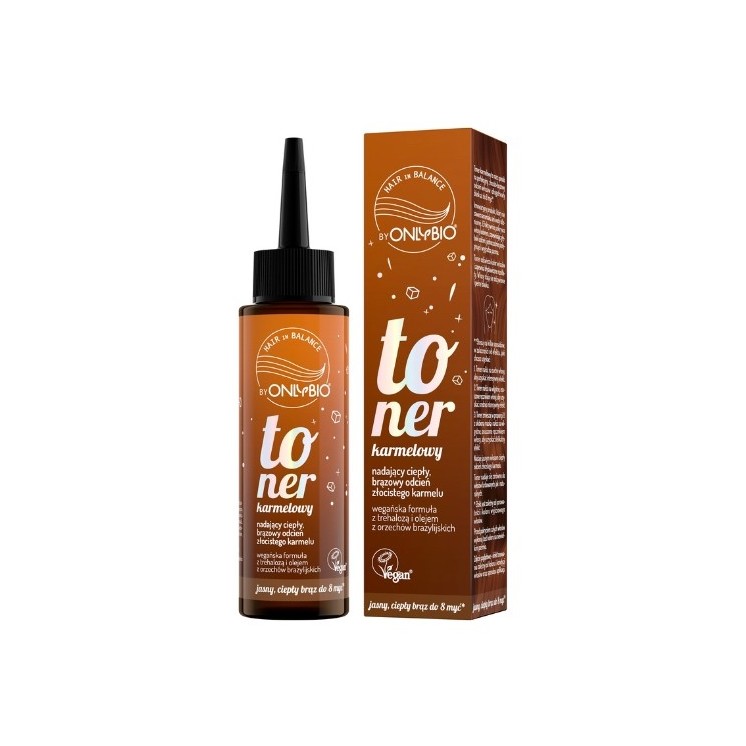 OnlyBio Hair in Balance Haartoner Karamel 100 ml