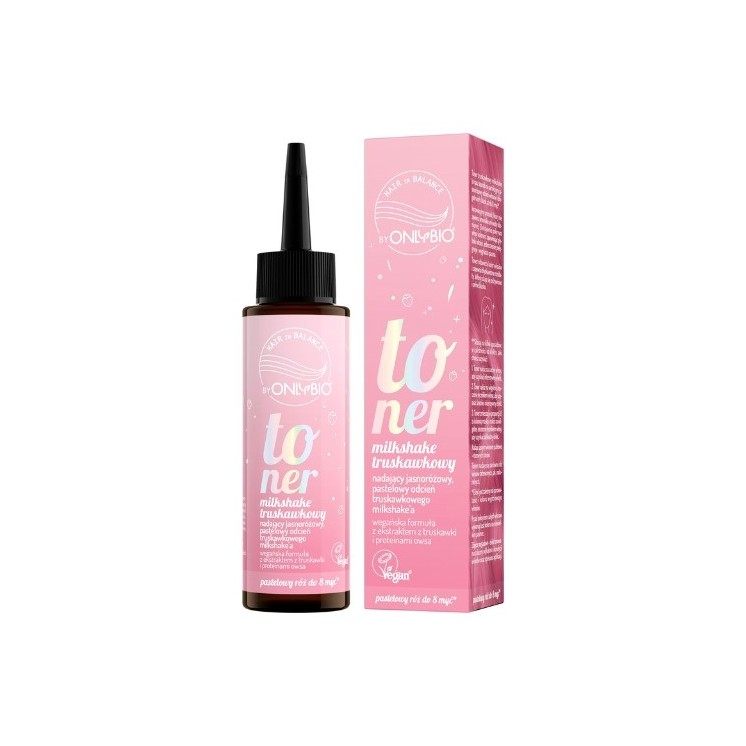OnlyBio Hair in Balance Haartoner Erdbeermilchshake 100 ml
