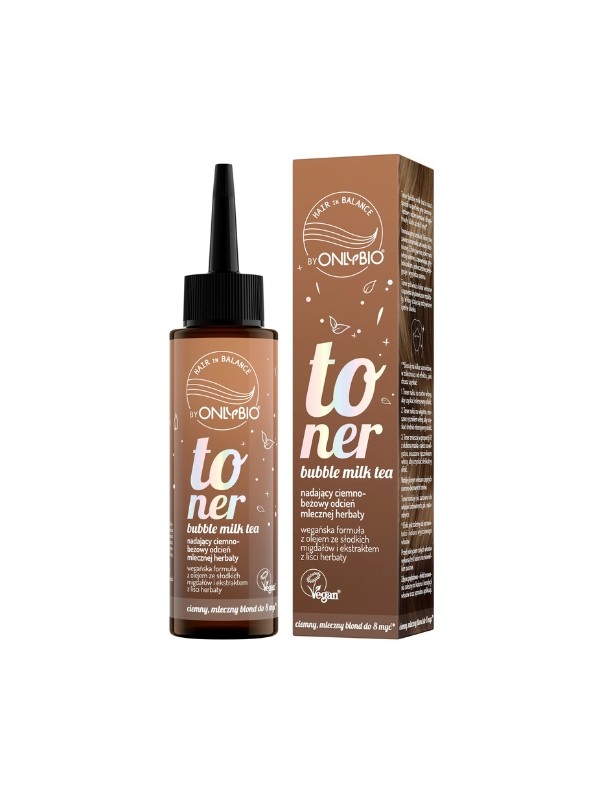 OnlyBio Hair in Balance Toner do włosów Bubble Milk Tea 100 ml 