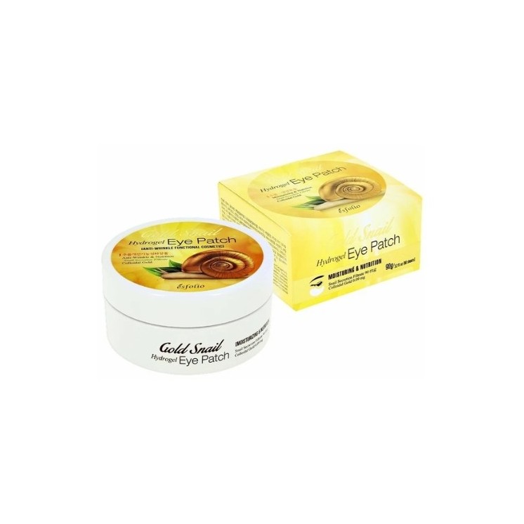 Esfolio hydro Augenpads mit Gold und Schneckenschleimfiltrat 60 Stück