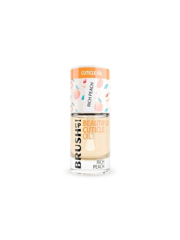 BrushUp! Beautiful Cuticle Oil Oliwka do skórek Rich Peach 6 ml