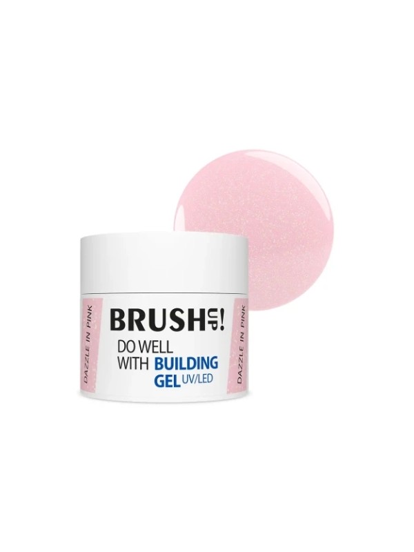 BrushUp! Do Well with Building Gel Żel budujący Dazzle in Pink 12 g