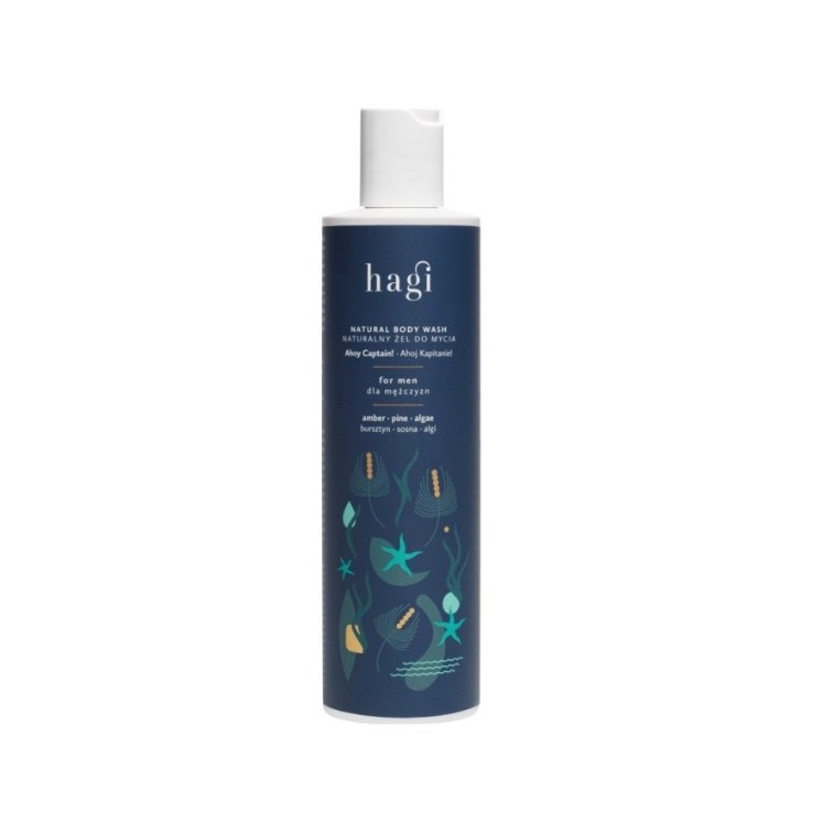 Hagi Natural Shower Gel for Men Ahoy Captain! 300 ml