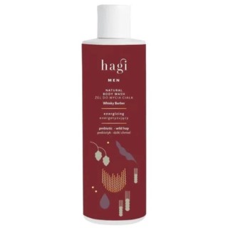 Hagi naturalny, energetyzujący Żel pod prysznic dla mężczyzn Whisky Barber 300 ml