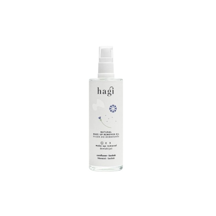 Hagi Natuurlijke Make-up Remover Olie Korenbloem en Baobab 100 ml