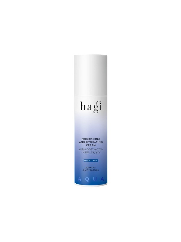 Hagi Aqua Zone naturalny odżywczo-nawilżający Krem do twarzy na noc 50 ml