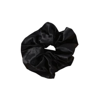 Sister Young Lilu satynowa Gumka do włosów Scrunchie Black 1 sztuka