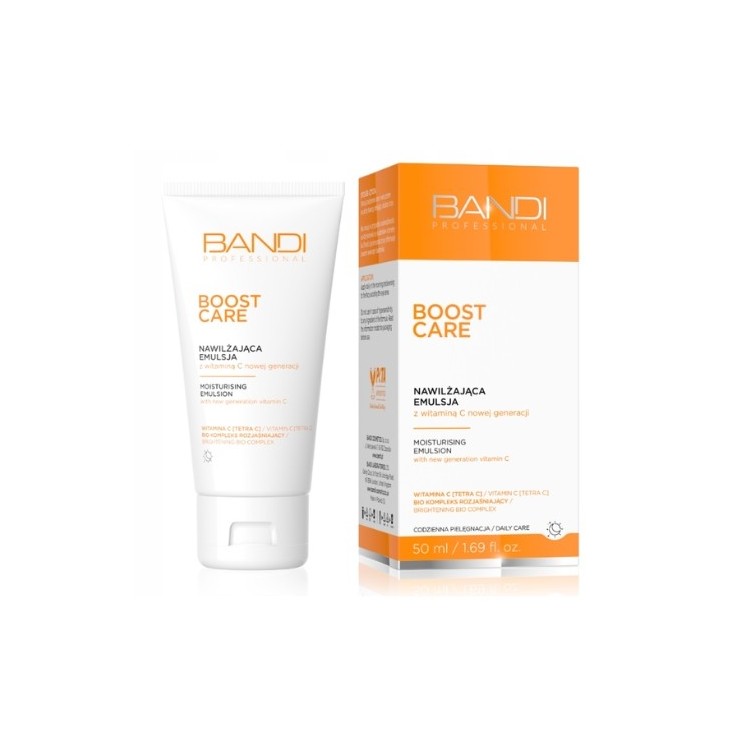 Émulsion hydratante visage Bandi Boost Care à la vitamine C nouvelle génération 50 ml