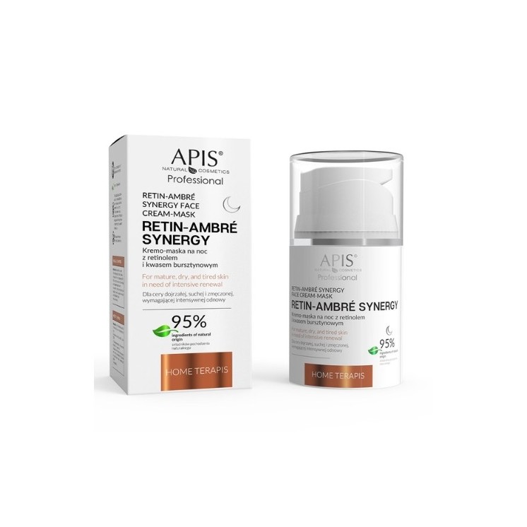Apis Retin-Ambre Synergy Home Terapis Night Cream-Mask with Retinol and Succinic Acid 50 ml